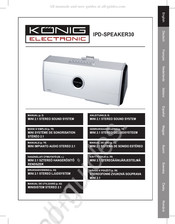 König Electronic IPD-SPEAKER30 Mode D'emploi