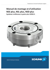 SCHUNK NSL plus 150-V1 Manuel De Montage Et D'utilisation