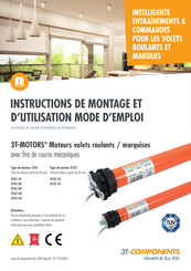 3T-Components 3T-MOTORS 3T45-40 Instructions De Montage Et D'utilisation