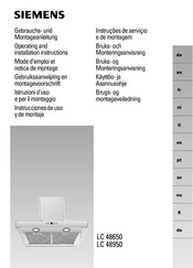 Siemens LC 48650 Mode D'emploi Et Notice De Montage