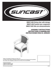 Suncast BMDC1400 Instructions D'assemblage