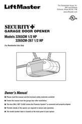 Chamberlain LiftMaster Security+ 3265CM-267 Manuel D'instructions