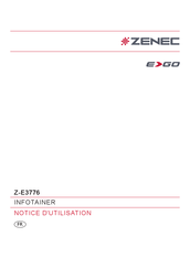 ZENEC E-GO Z-E3776 Notice D'utilisation