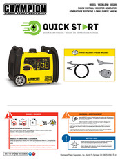 Champion Global Power Equipment 100269 Guide De Démarrage Rapide