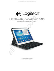 Logitech Folio S310 Guide D'installation