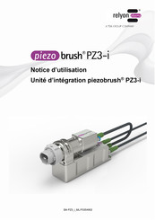 Relyon plasma piezobrush PZ3-i Notice D'utilisation