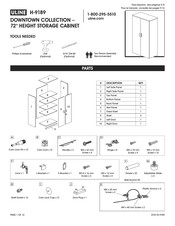 Uline DOWNTOWN H-9189 Instructions D'installation