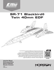 Horizon Hobby E-flite SR-71 Blackbird Twin Manuel D'utilisation