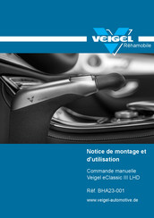 Veigel eClassic III LHD Notice De Montage Et D'utilisation