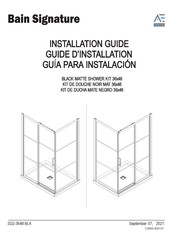 AE Bath Bain Signature Atlas-3648-C Guide D'installation