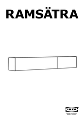 IKEA RAMSATRA Instructions D'installation