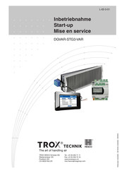 Trox Technik DGVAR-STG3-VAR Mise En Service