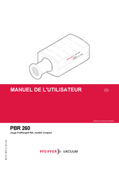 Pfeiffer Vacuum PBR 260 Manuel De L'utilisateur