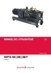 Pfeiffer Vacuum HEPTA 100 P Manuel De L'utilisateur