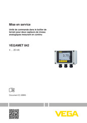 Vega MET 842 Mise En Service