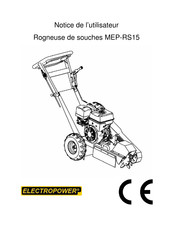 ELECTROPOWER MEP-RS15 Notice De L'utilisateur