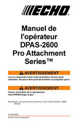 Echo DPAS-2600 Manuel De L'opérateur