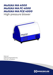 Kongskilde MultiAir MA FCE 4000 Manuel Utilisateur