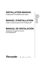 Thermador Professional PH54CS/02 Manuel D'installation