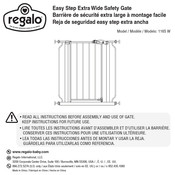 Regalo 1165W Instructions