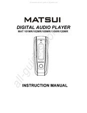 Matsui MAT 105MR Manuel D'instructions