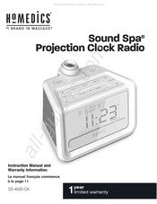 HoMedics Sound Spa SS-4520-CA Manuel D'instructions