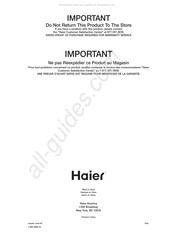 Haier HLF11PC Guide De L'utilisateur