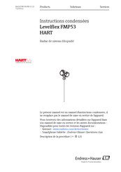 Endress+Hauser Levelflex FMP53 Instructions Condensées