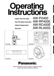 Panasonic AW-RC400E Manuel D'instructions