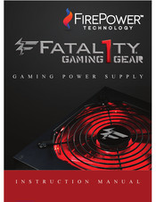 Fatality GAMING GEAR Serie Manuel D'instructions