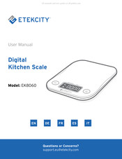Etekcity EK8060 Mode D'emploi