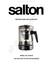 Salton SCM100 Manuel D'instructions