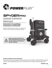 Powerplay SPYDER PRO Instructions D'assemblage, D'entretien Et D'utilisation