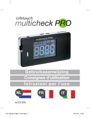 Lifetouch multicheck PRO Consignes D'utilisation