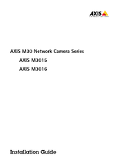 Axis 01151-001 Guide D'installation