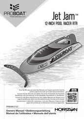 Horizon Hobby ProBoat Jet Jam PRB08031V2 Manuel De L'utilisateur