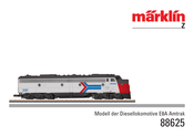 marklin E8A Amtrak Mode D'emploi