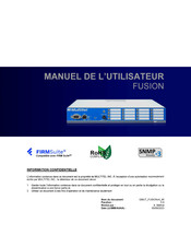 Multitel FUSION Manuel De L'utilisateur