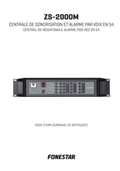 FONESTAR ZS-2000M Mode D'emploi