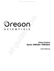 Oregon Scientific RMR500A Manuel De L'utilisateur