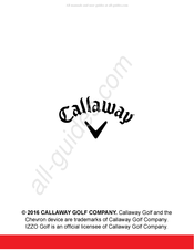 Callaway Hybrid RANGEFINDER Mode D'emploi