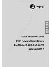 Eneo NXD-980IR37P B Guide D'installation Rapide