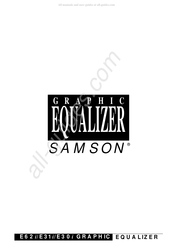 Samson E30i Mode D'emploi