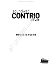 Harman BSS Soundweb CONTRIO SERVER Guide D'installation