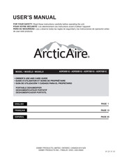 Danby ArcticAire ADR50B1G Guide D'utilisation Et Soins De Propriètaire