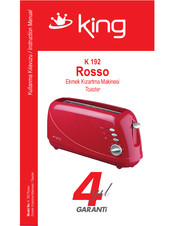 KING Rosso K 192 Mode D'emploi