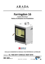 Arada Farringdon 12 Notice D'utilisation Et D'installation