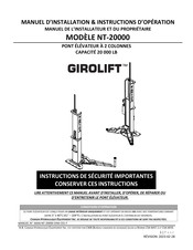 GIROLIFT NT-20000 Manuel D'installation