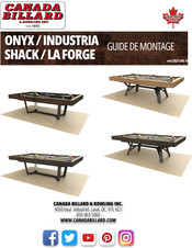 CANADA BILLARD & BOWLING INC ONYX Guide De Montage