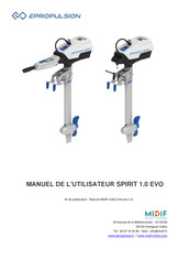 ePropulsion SPIRIT 1.0 EVO Manuel De L'utilisateur